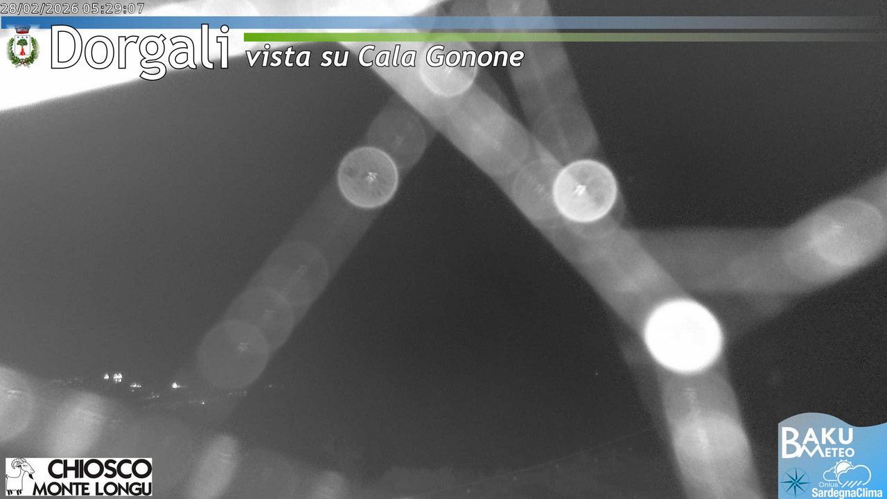 time-lapse frame, Monte Longu webcam