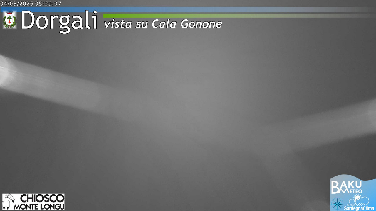 time-lapse frame, Monte Longu webcam