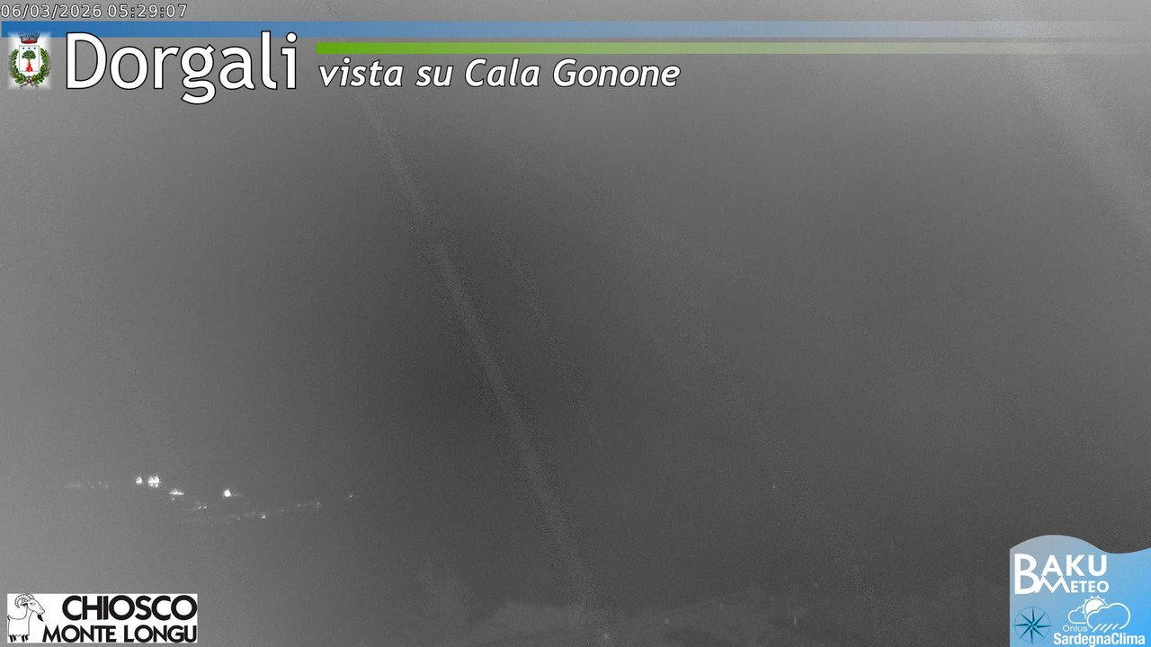 time-lapse frame, Monte Longu webcam