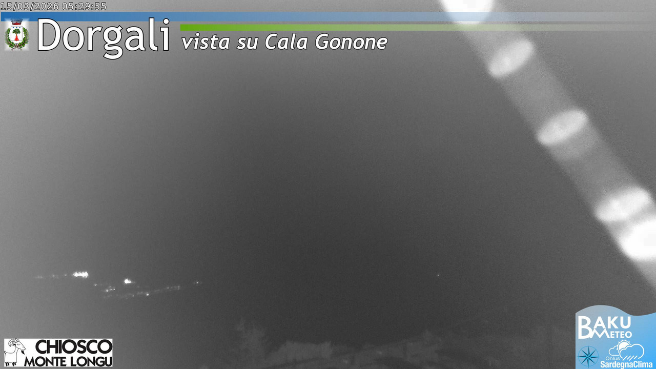 time-lapse frame, Monte Longu webcam
