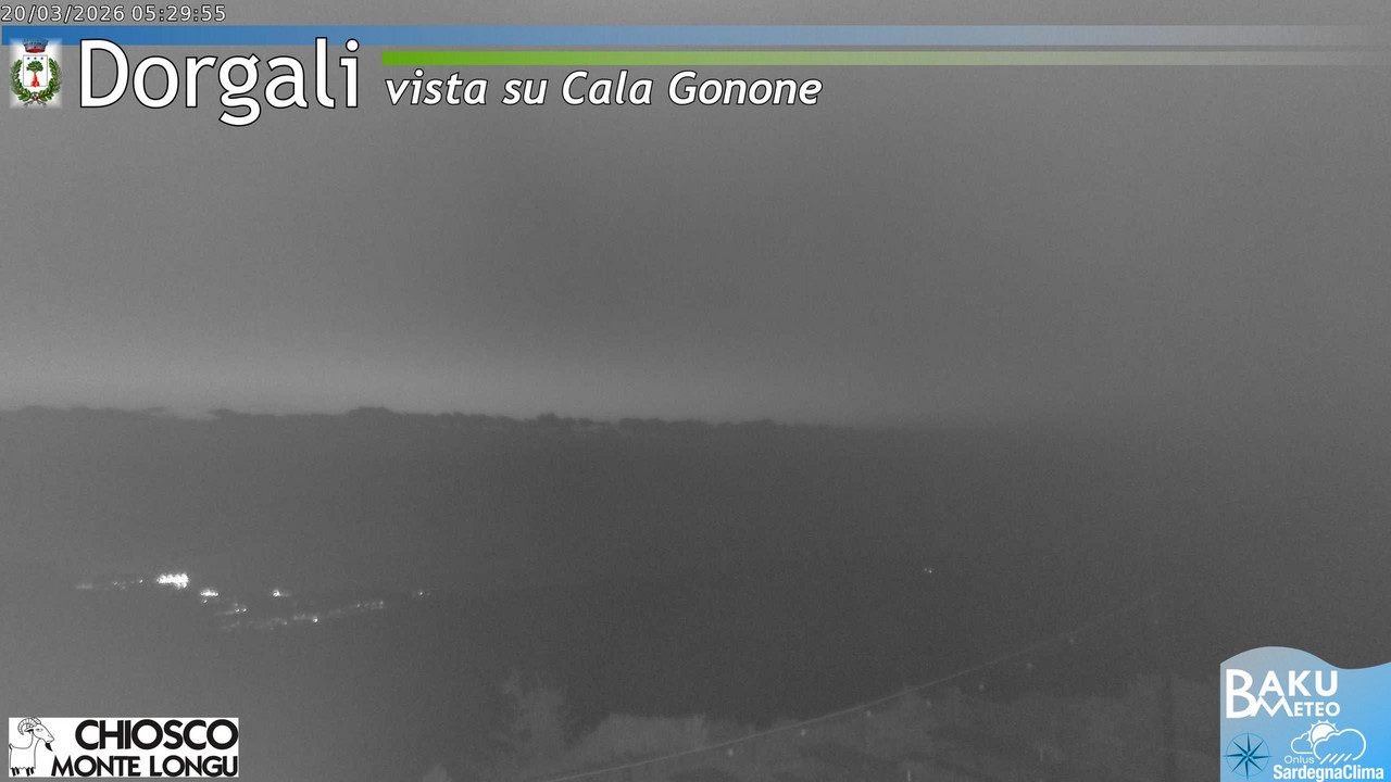 time-lapse frame, Monte Longu webcam