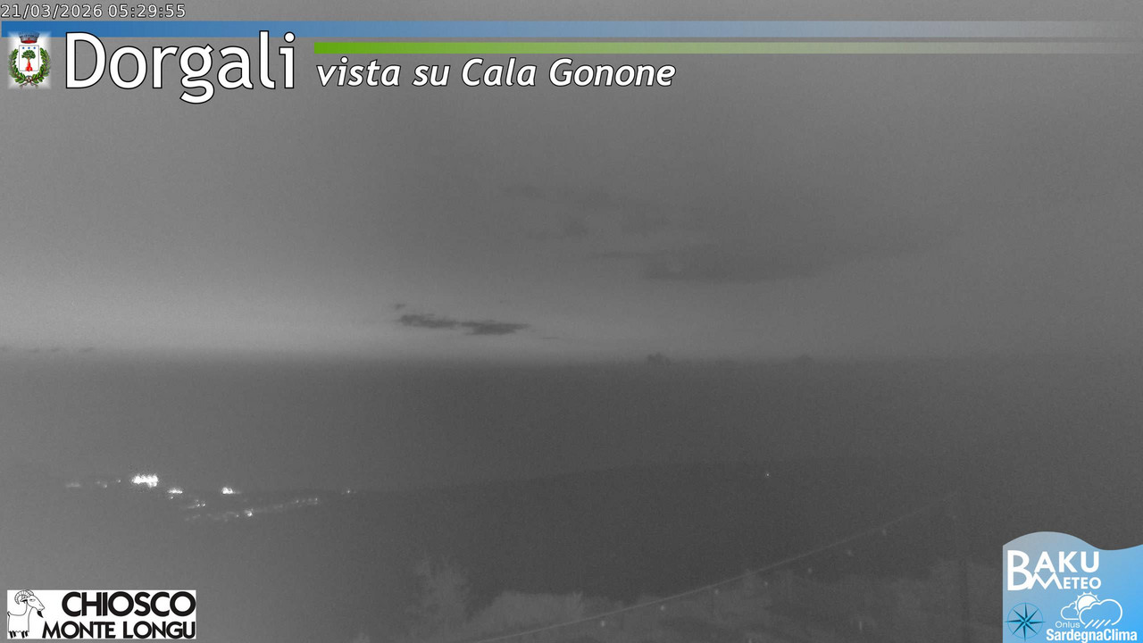 time-lapse frame, Monte Longu webcam