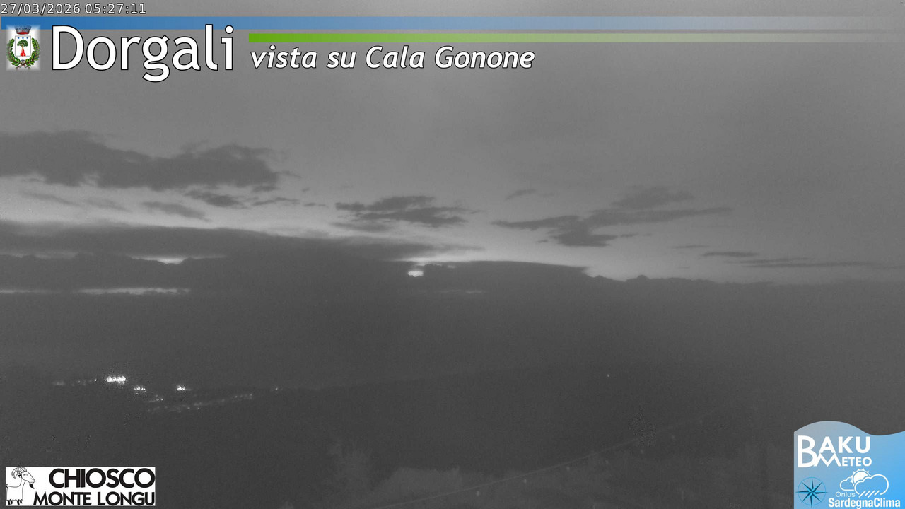 time-lapse frame, Monte Longu webcam