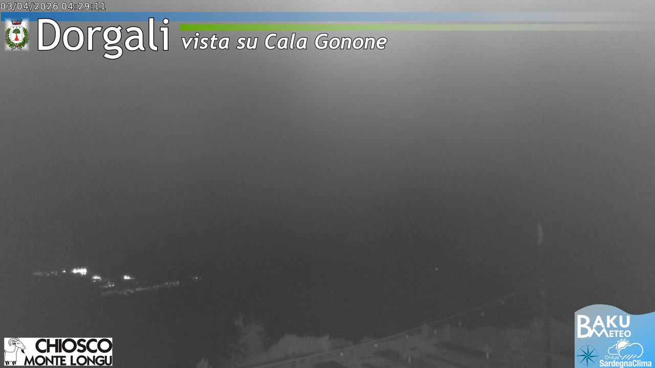 time-lapse frame, Monte Longu webcam