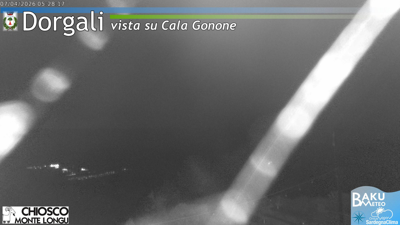 time-lapse frame, Monte Longu webcam