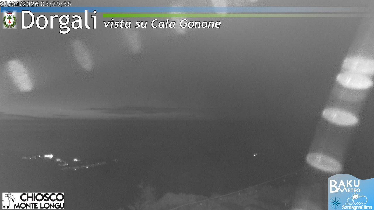 time-lapse frame, Monte Longu webcam