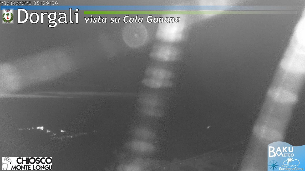 time-lapse frame, Monte Longu webcam
