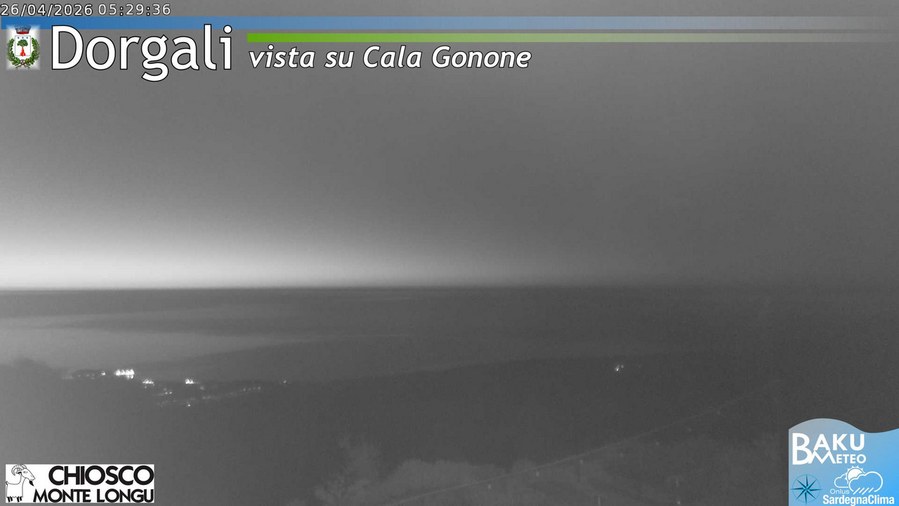 time-lapse frame, Monte Longu webcam