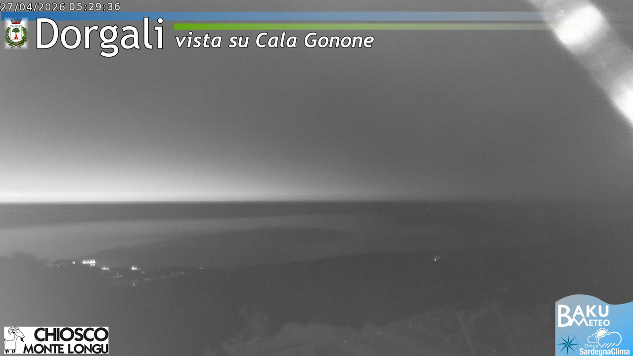 time-lapse frame, Monte Longu webcam