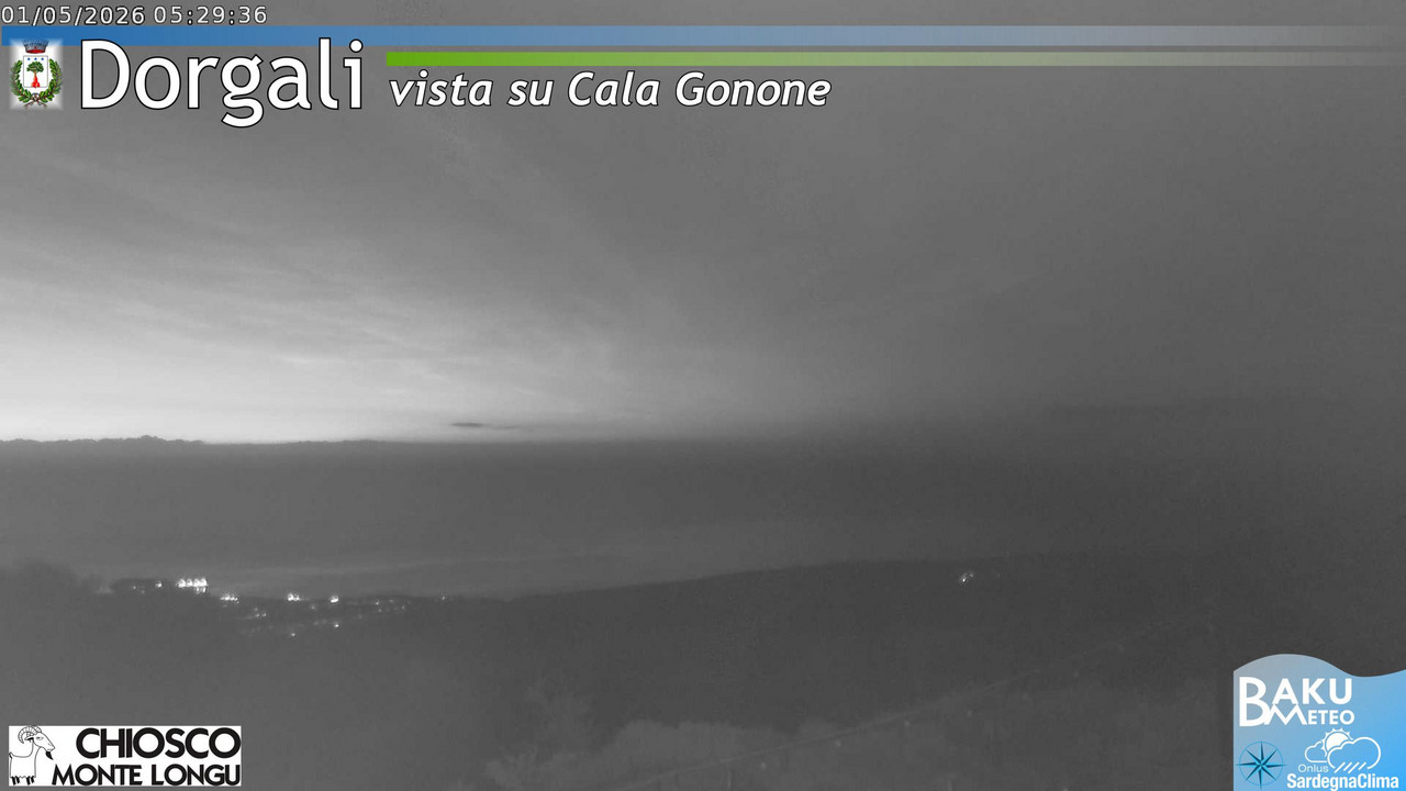 time-lapse frame, Monte Longu webcam