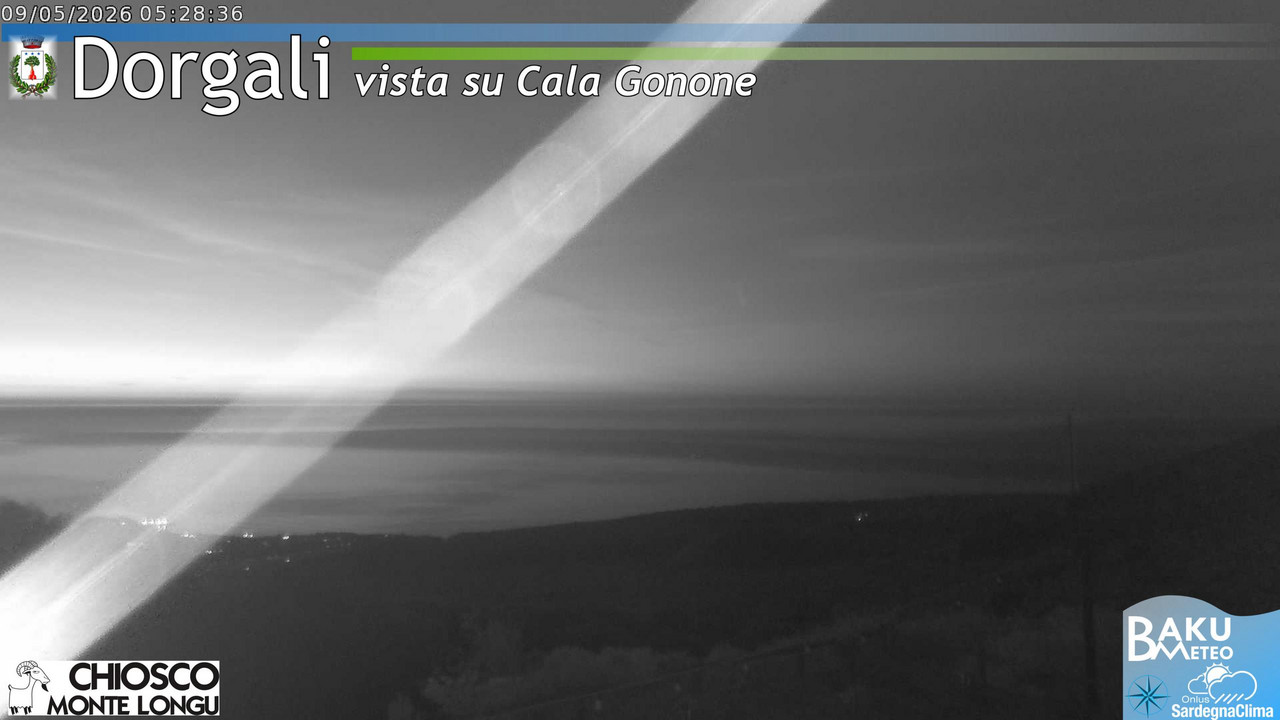 time-lapse frame, Monte Longu webcam