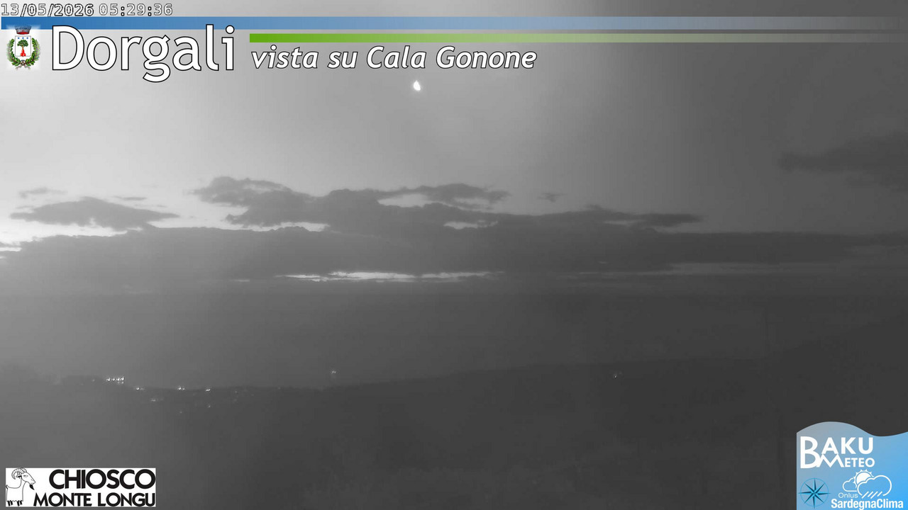 time-lapse frame, Monte Longu webcam