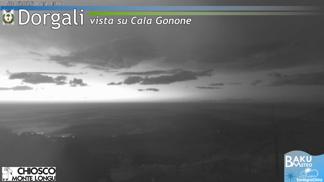 time-lapse frame, Monte Longu webcam