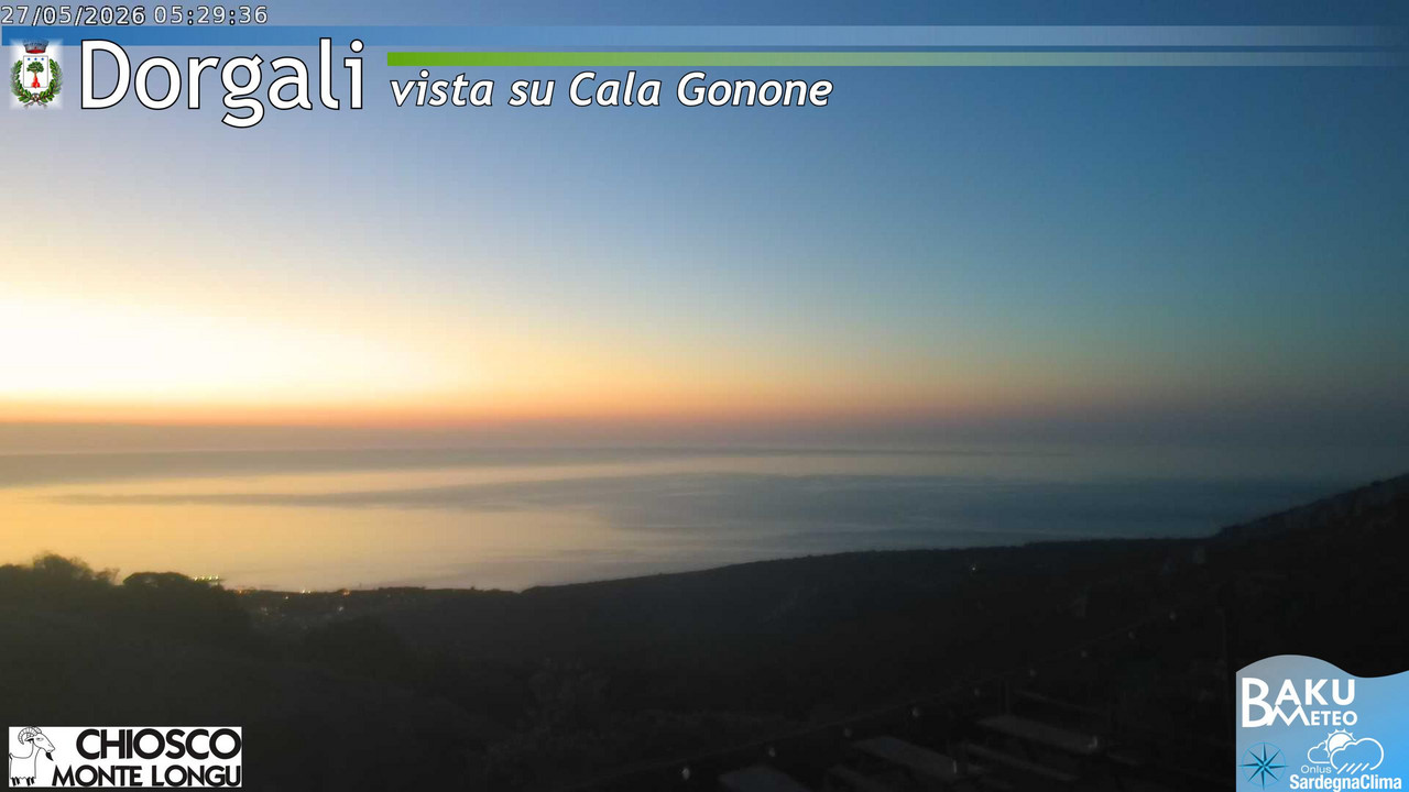 time-lapse frame, Monte Longu webcam