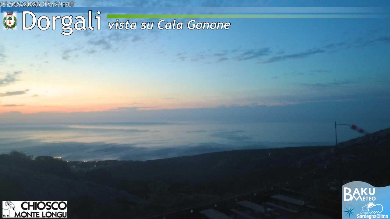 time-lapse frame, Monte Longu webcam