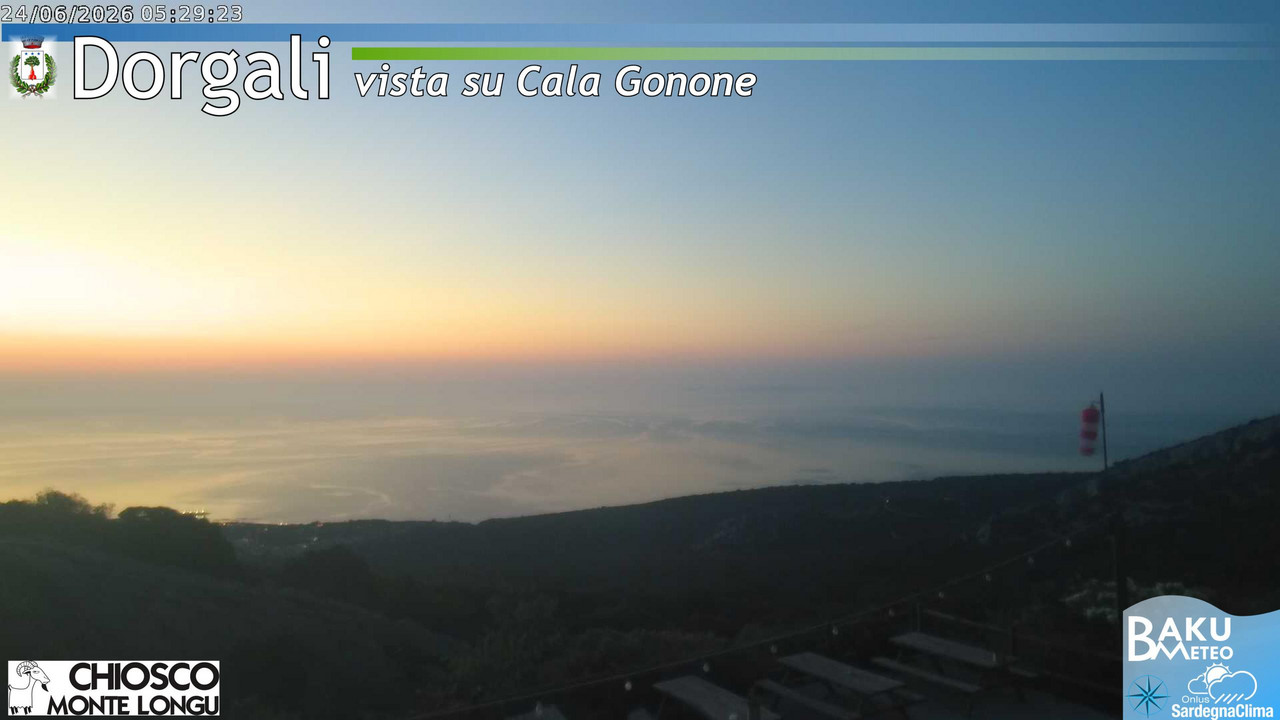 time-lapse frame, Monte Longu webcam