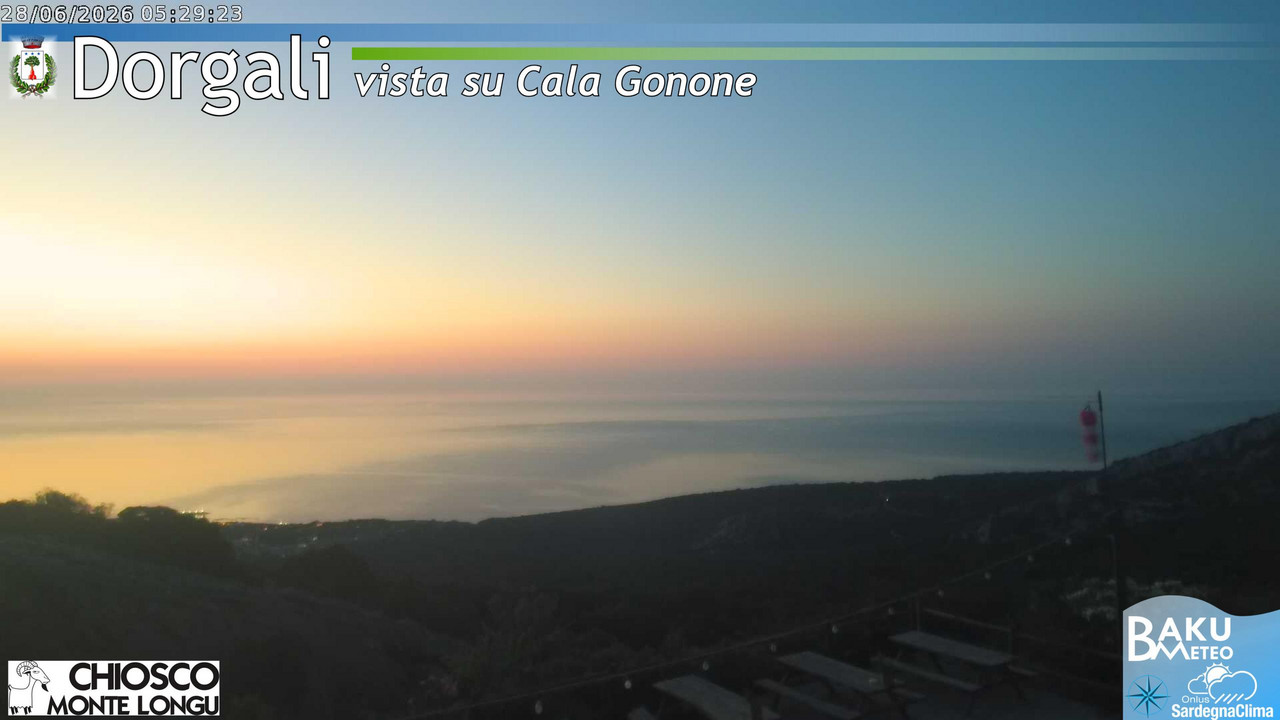 time-lapse frame, Monte Longu webcam