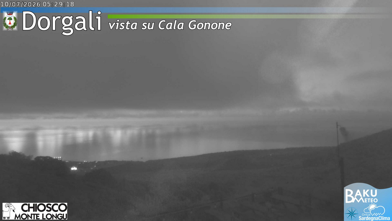 time-lapse frame, Monte Longu webcam