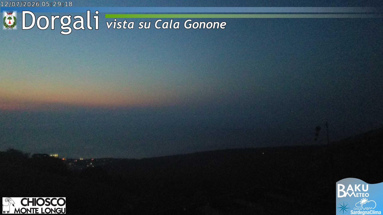 time-lapse frame, Monte Longu webcam