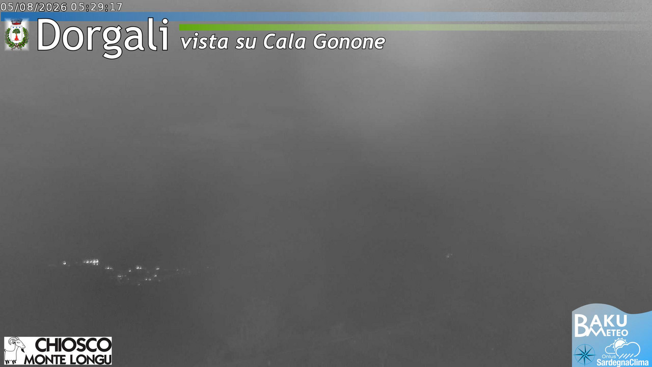 time-lapse frame, Monte Longu webcam