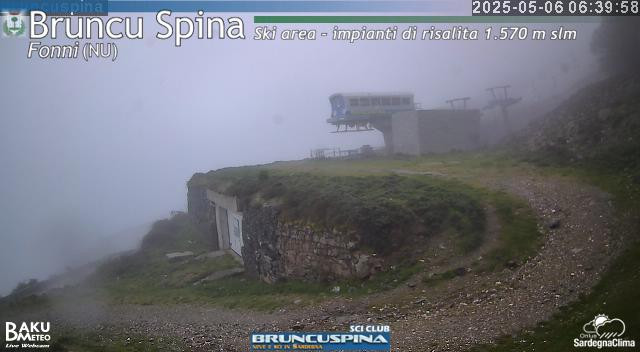 time-lapse frame, Bruncu Spina webcam