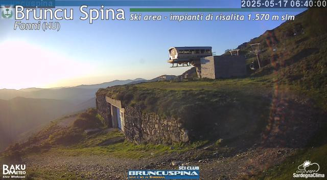 time-lapse frame, Bruncu Spina webcam