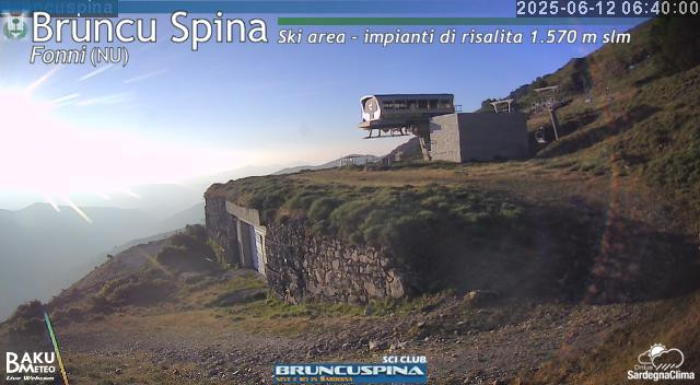 time-lapse frame, Bruncu Spina webcam