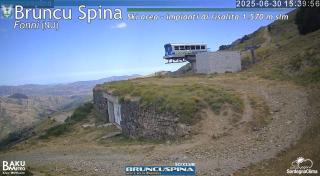 time-lapse frame, Bruncu Spina webcam