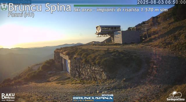 time-lapse frame, Bruncu Spina webcam