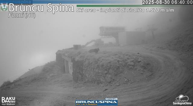time-lapse frame, Bruncu Spina webcam