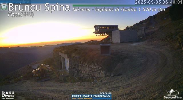 time-lapse frame, Bruncu Spina webcam