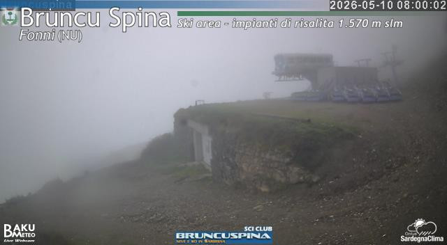 time-lapse frame, Bruncu Spina webcam