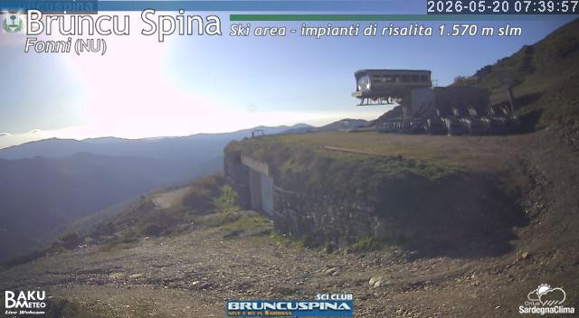 time-lapse frame, Bruncu Spina webcam