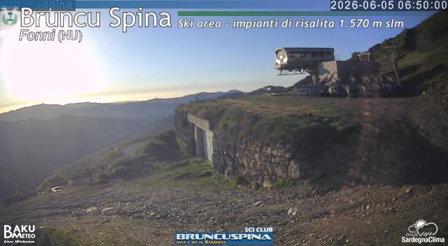 time-lapse frame, Bruncu Spina webcam