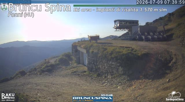 time-lapse frame, Bruncu Spina webcam