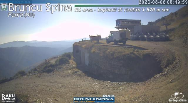 time-lapse frame, Bruncu Spina webcam
