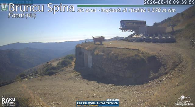 time-lapse frame, Bruncu Spina webcam