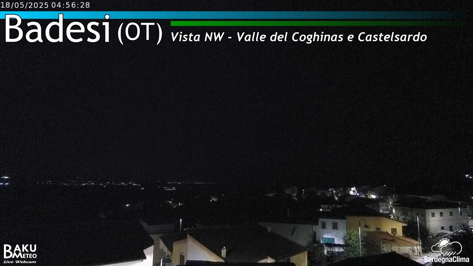 time-lapse frame, Badesi webcam