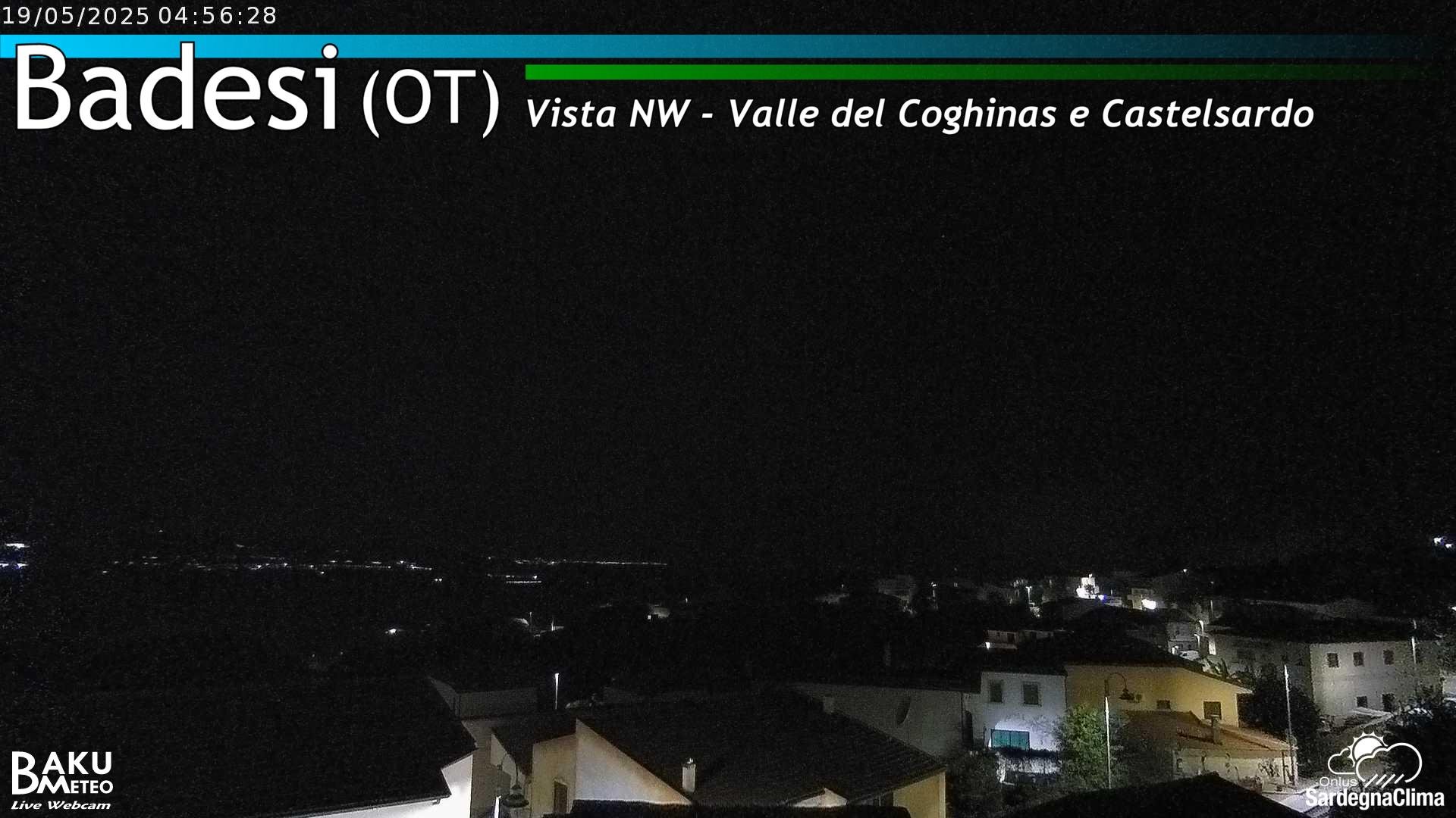 time-lapse frame, Badesi webcam