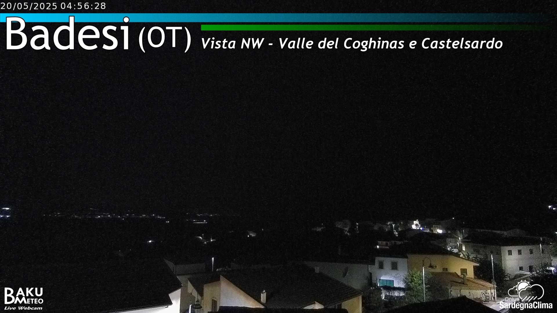 time-lapse frame, Badesi webcam