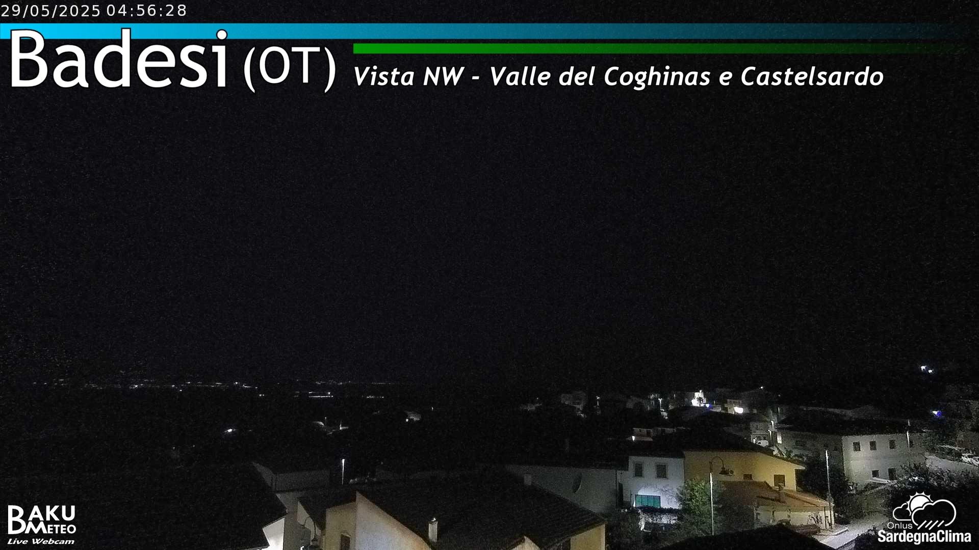 time-lapse frame, Badesi webcam
