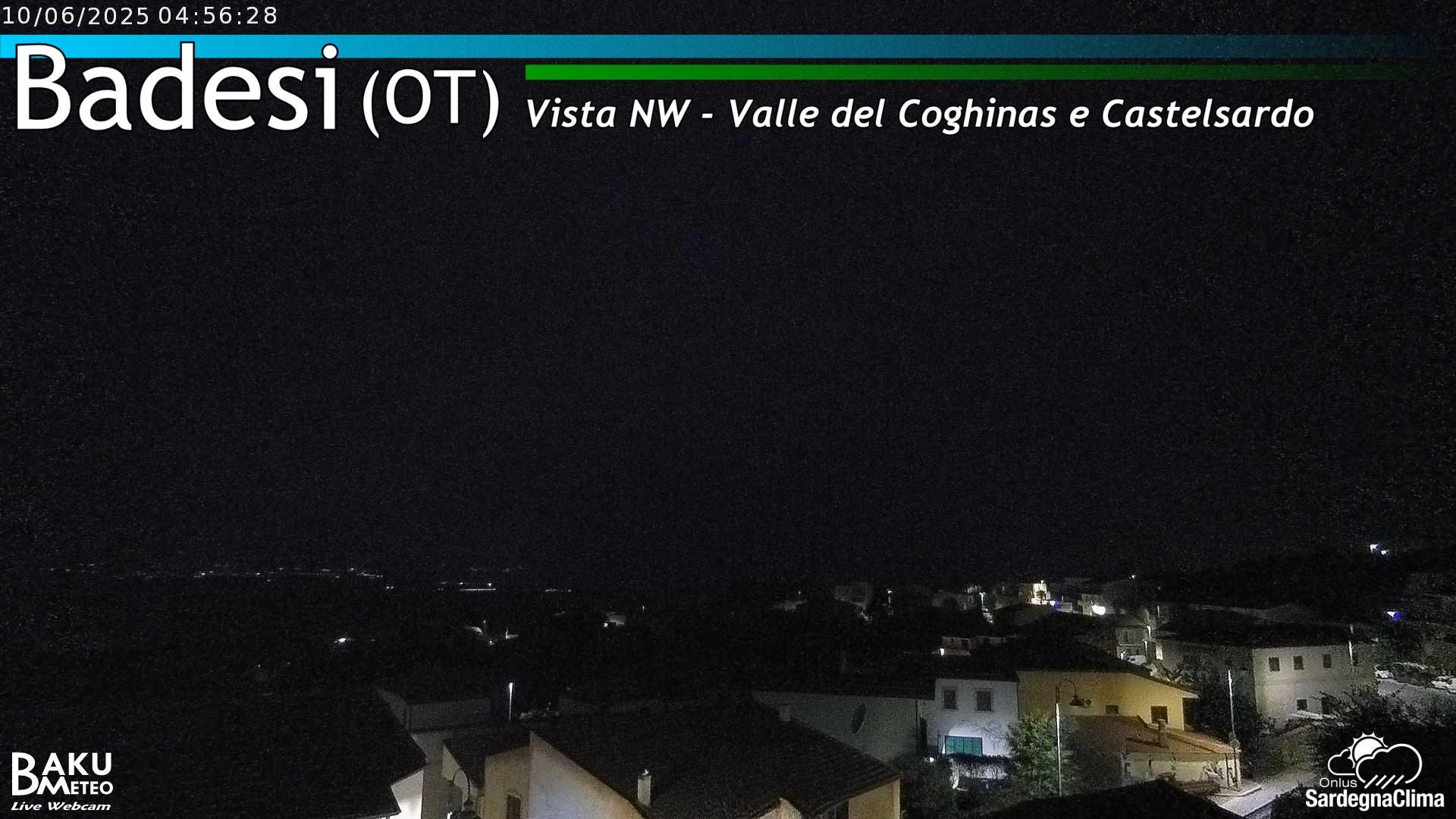 time-lapse frame, Badesi webcam