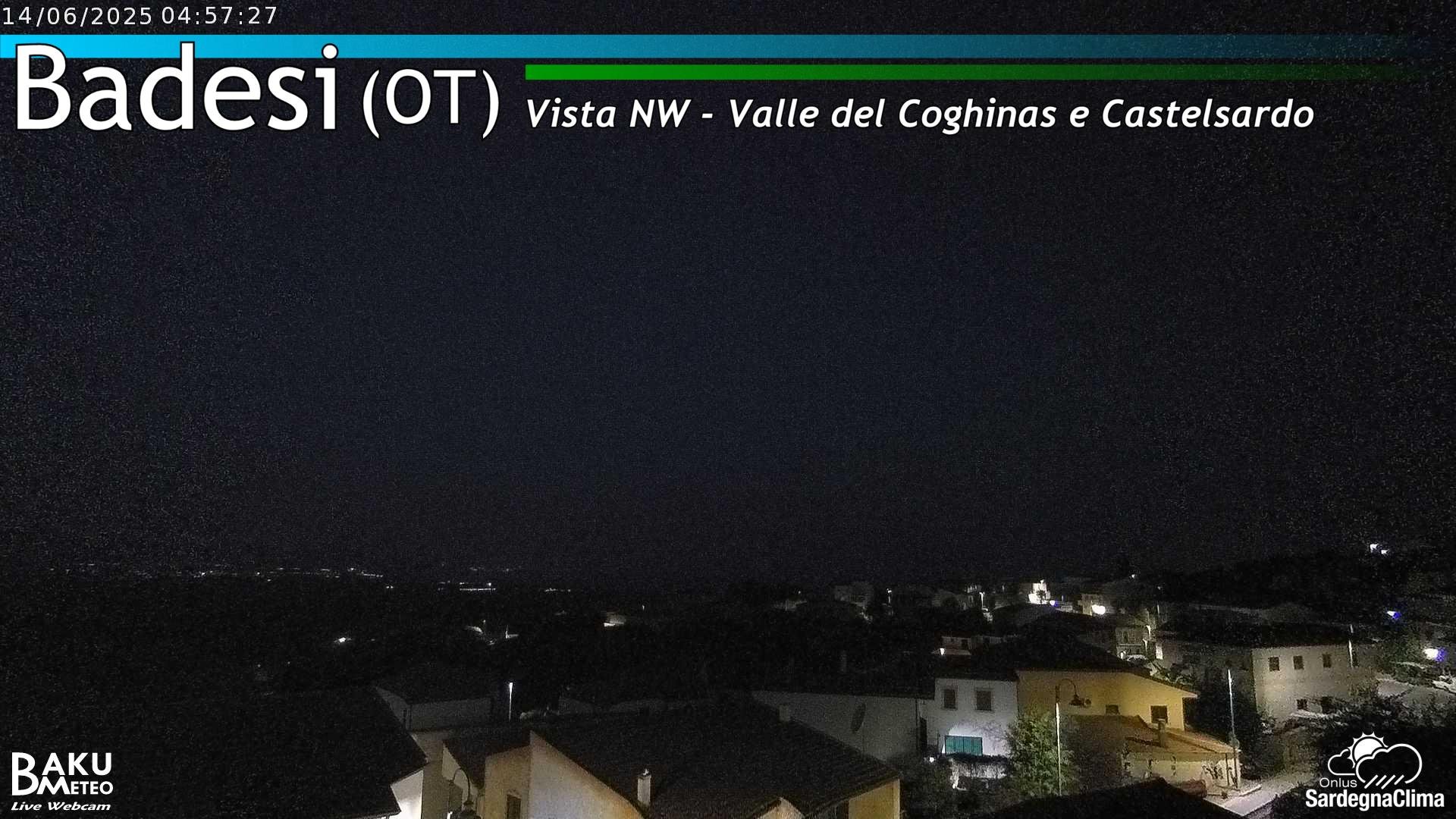 time-lapse frame, Badesi webcam