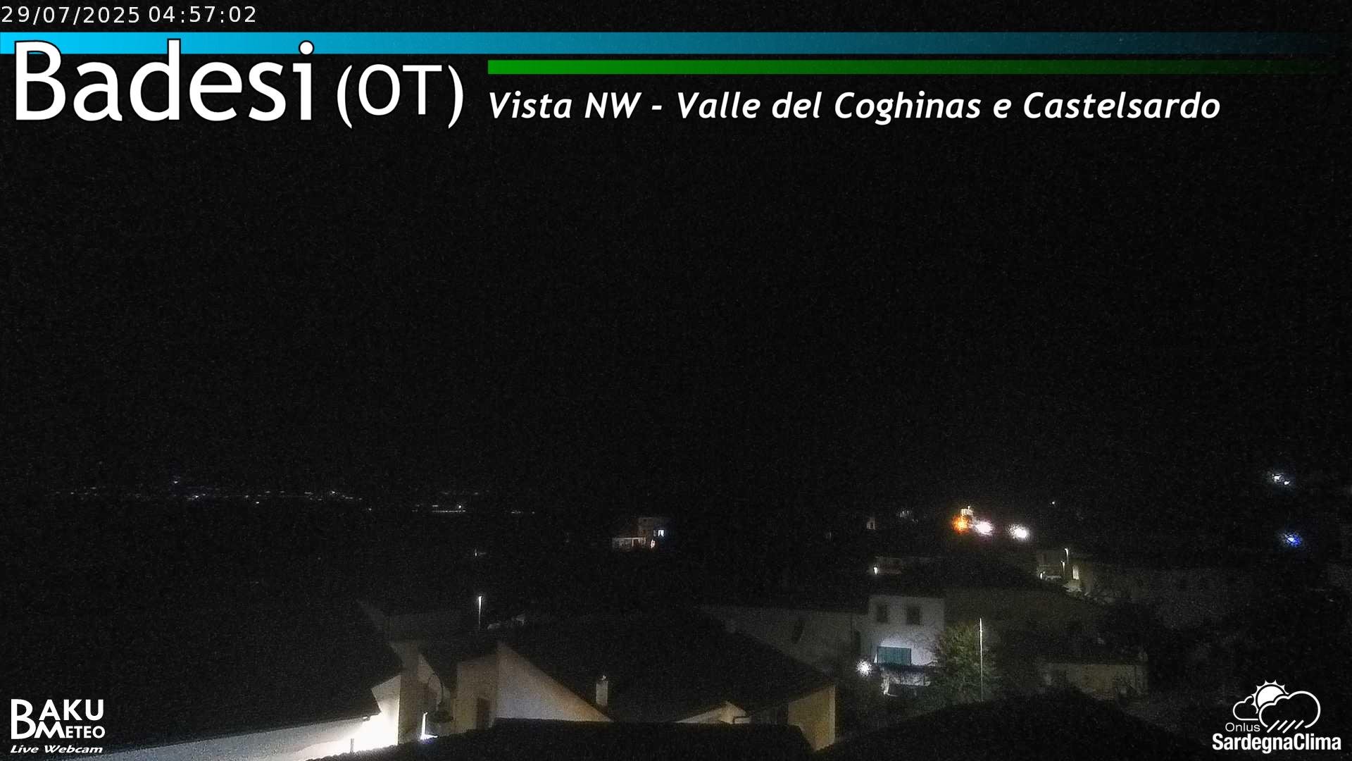 time-lapse frame, Badesi webcam