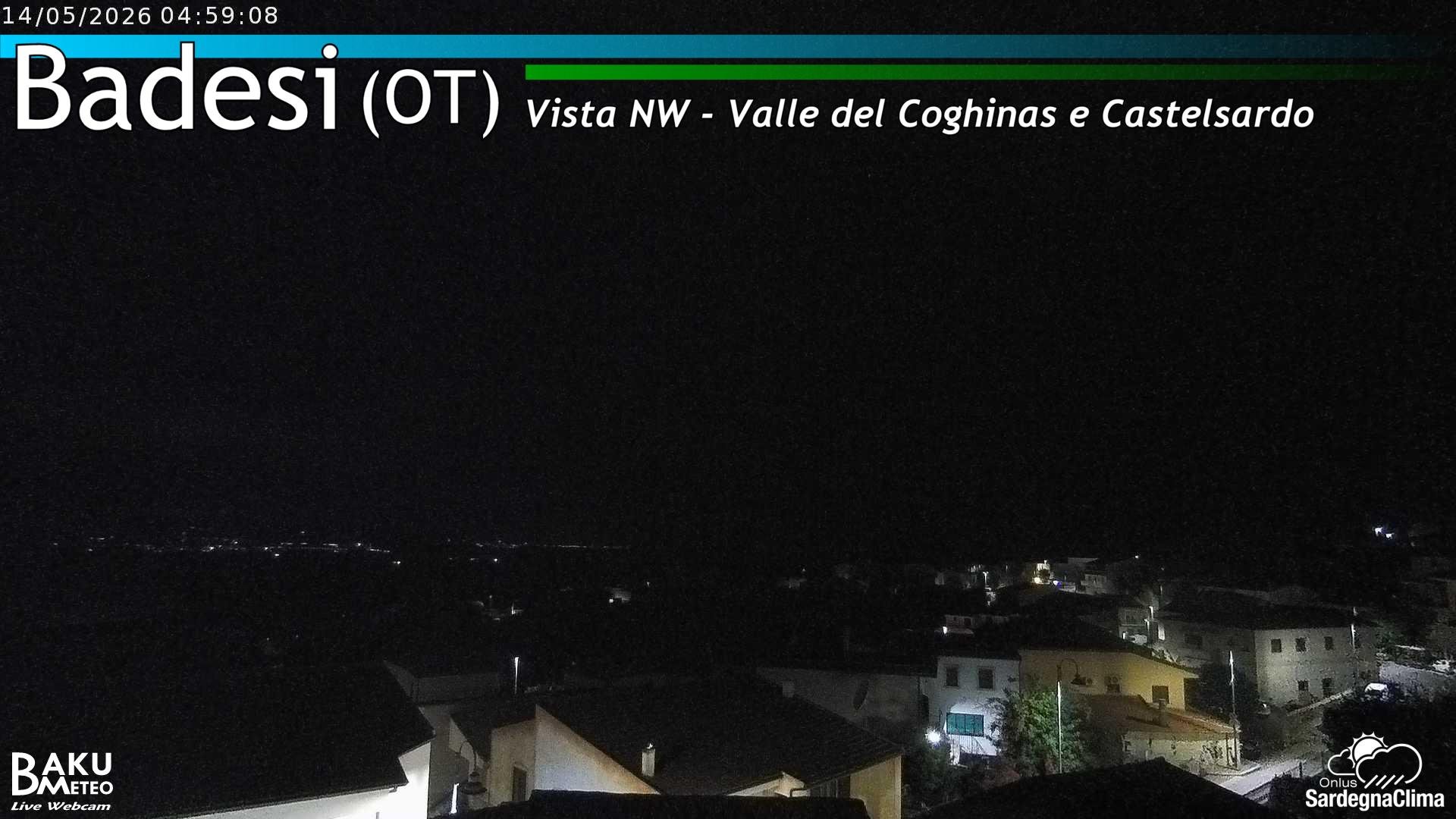 time-lapse frame, Badesi webcam