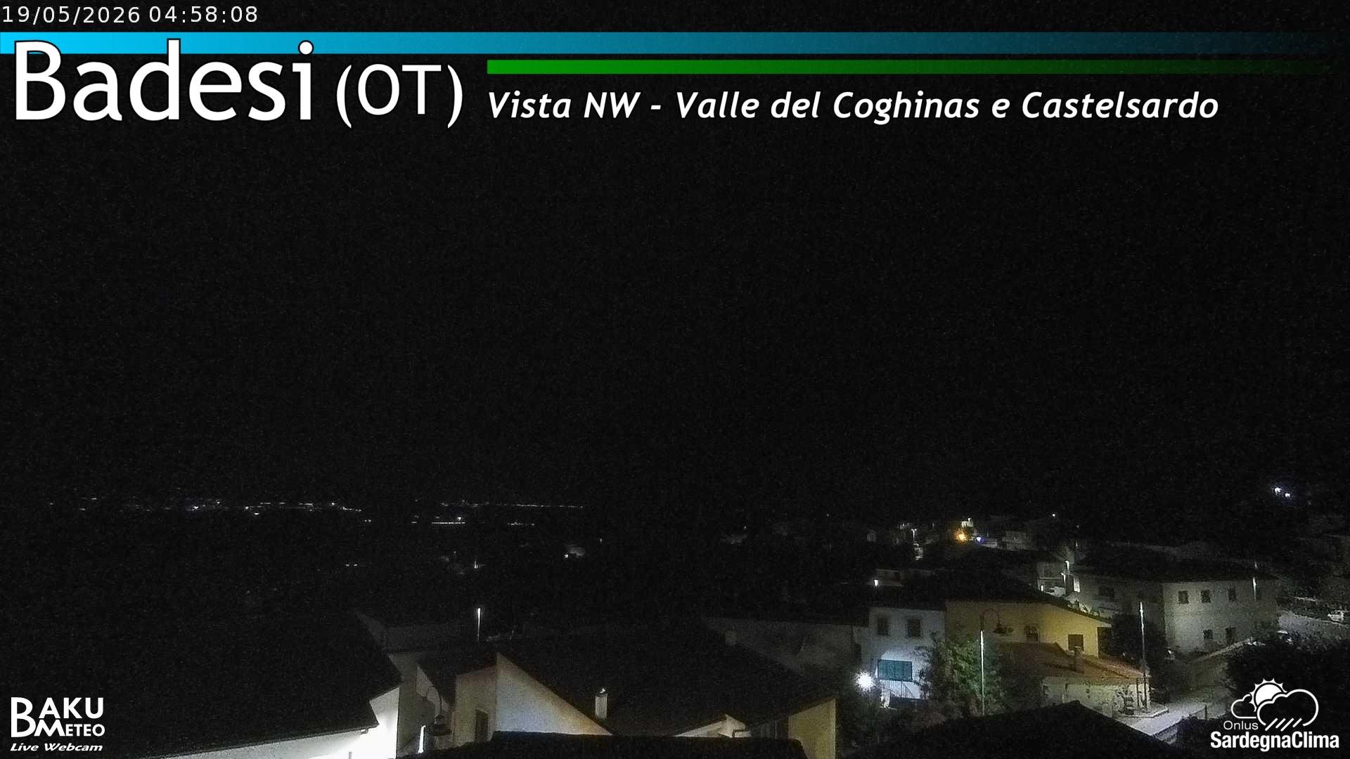 time-lapse frame, Badesi webcam