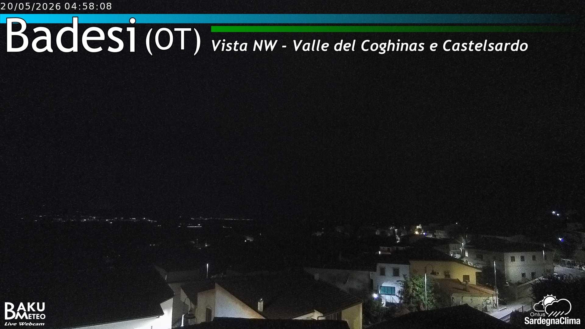 time-lapse frame, Badesi webcam