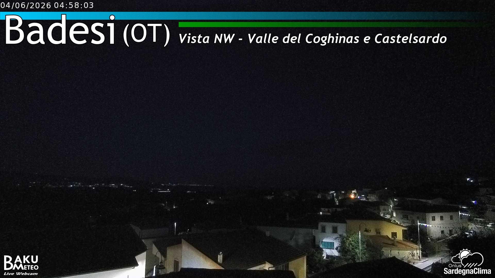 time-lapse frame, Badesi webcam