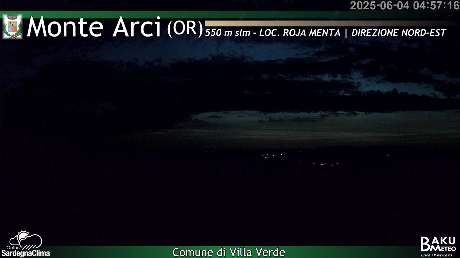time-lapse frame, Roja Menta Nord webcam
