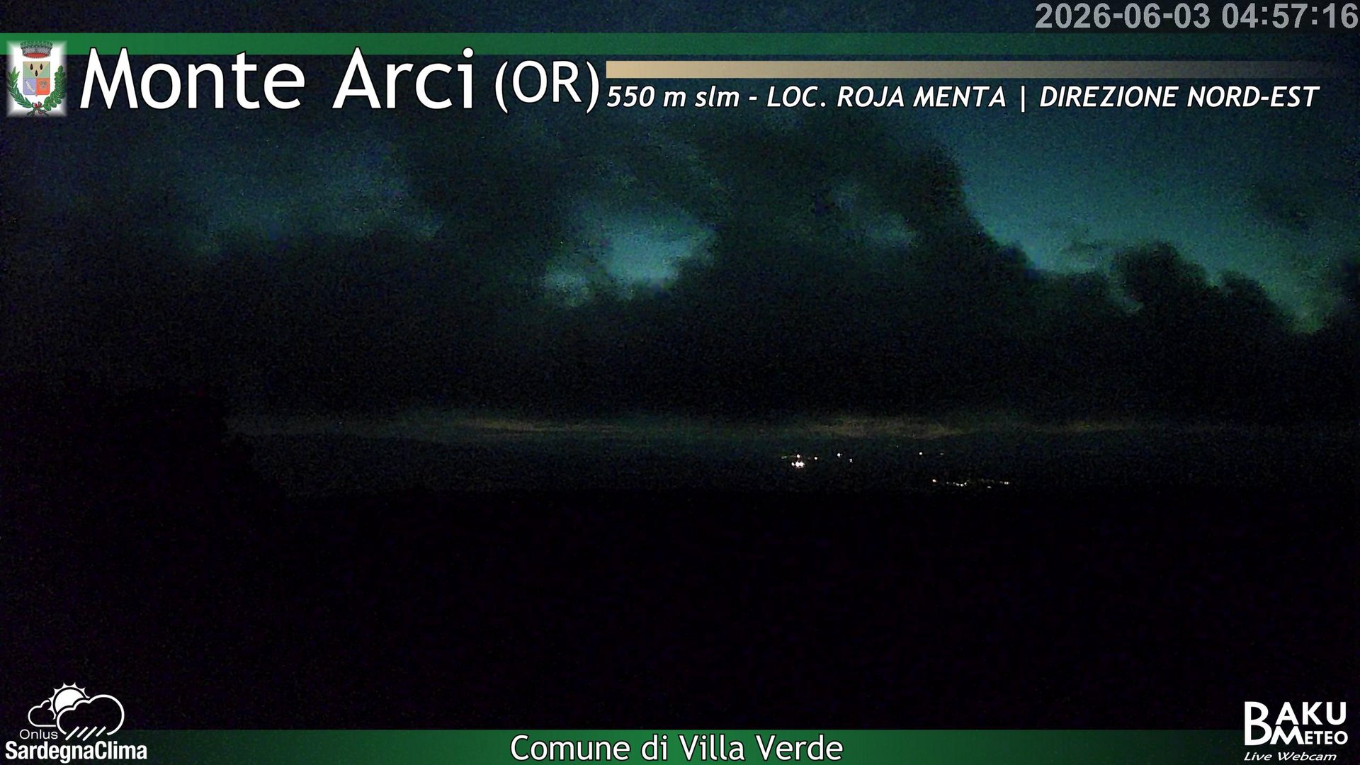 time-lapse frame, Roja Menta Nord webcam